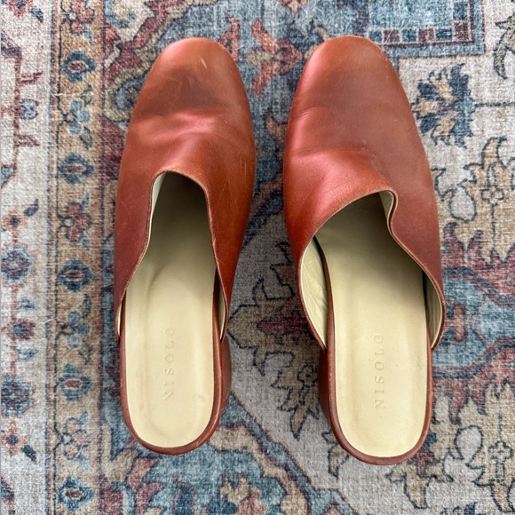 Nisolo Leather Mules Size 9 - Picture 2 of 7
